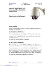 excelPTZ PTZ300 Series Instruction Manual