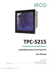 Efco TPC-5215 User Manual
