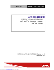 Onyx MATE-1901 Manual