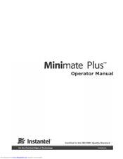 Instantel 716A0401 Operator's Manual