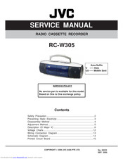 JVC RC-W305 Service Manual