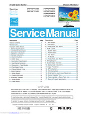 Philips 240P4QPYNB/69 Service Manual