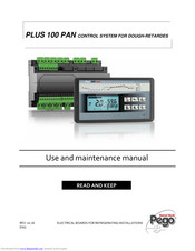 Pego 200P100PAN5 Use And Maintenance Manual