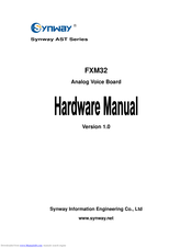 Synway FXM32 Hardware Manual
