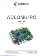 ADL ADLQM67PC Manual