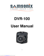 SAMSONIX DVR-100 User Manual