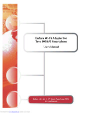 Enfora WiFi Adapter User Manual