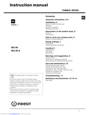 Indesit Idc 85 S Manuals Manualslib