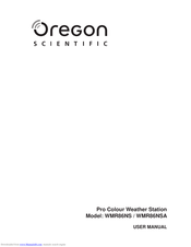 Oregon Scientific WMR86NSA User Manual