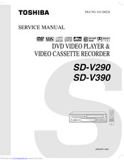 Toshiba SD-V390 Service Manual