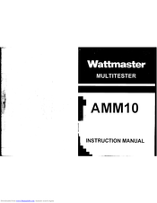 WattMaster AMM10 Instruction Manual