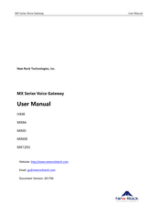 New Rock Technologies MX8A Series User Manual
