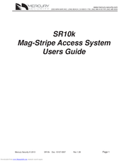 Mercury Security SR10k User Manual