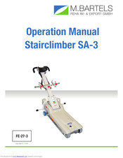 M. Bartels SA-3 Operation Manual