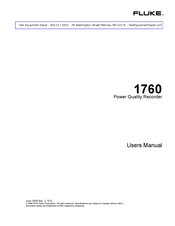 Fluke 1760TR User Manual