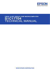 Epson S1C17704 Technical Manual