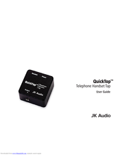 JK Audio QuickTap User Manual
