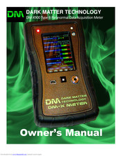 Dark Matter DM-X900 Owner's Manual