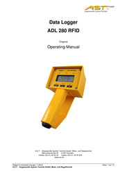 AST ADL 280 RFID Operating Manual