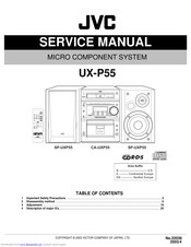JVC CA-UXP55 Service Manual