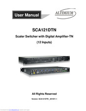 Altimium SCA121DTN User Manual