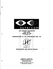 Hammarlund FM 60A Installation And Service Manual