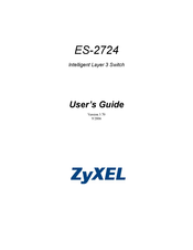 ZyXEL Communications ZyXEL Dimension ES-2724 User Manual