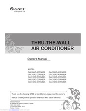 Gree GAC12AD-D3RNB2A Owner's Manual