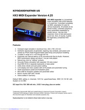 Keyboardpartner UG HX3 User Manual