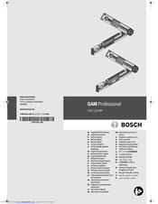 Bosch GAM Professional 220 Original Instructions Manual