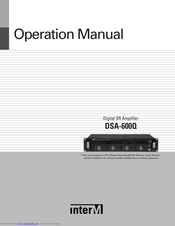 Inter-m DSA-600Q Operation Manual
