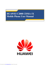 Huawei C2008 User Manual