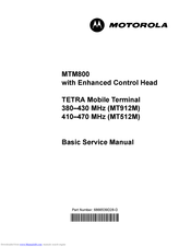 Motorola MTM800 Basic Service Manual