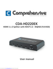 Comprehensive CDA-HD220EK User Manual