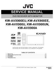 JVC KW-AVX900UN Service Manual