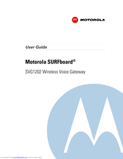 Motorola SURFboard SVG1202 User Manual