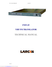 Larcon FMT-24 Technical Manual