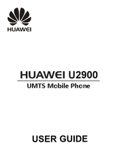 Huawei U2900 User Manual