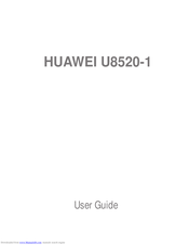 Huawei U8520-1 User Manual