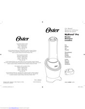Oster MyBlend Pro User Manual
