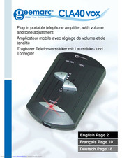Geemarc CLA-40 VOX Manual