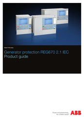 ABB RELION 670 SERIES REG670 Product Manual