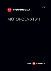 Motorola XT611 Manual