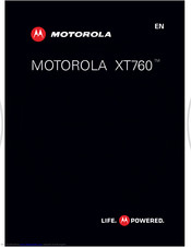 MOTOROLA XT760 Manual