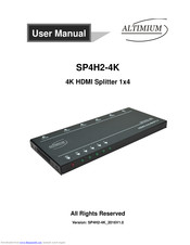 Altimium SP4H2-4K User Manual