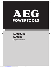 AEG ALM58B Original Instructions Manual
