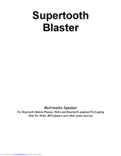 SUPERTOOTH BLASTER Manual