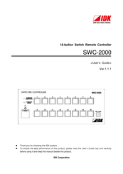 IDK SWC-2000 User Manual