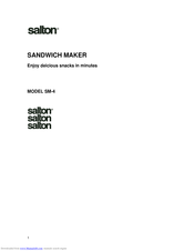 Salton SM-4 Manual