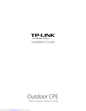 TP-Link Pharos CPE210 Installation Manual